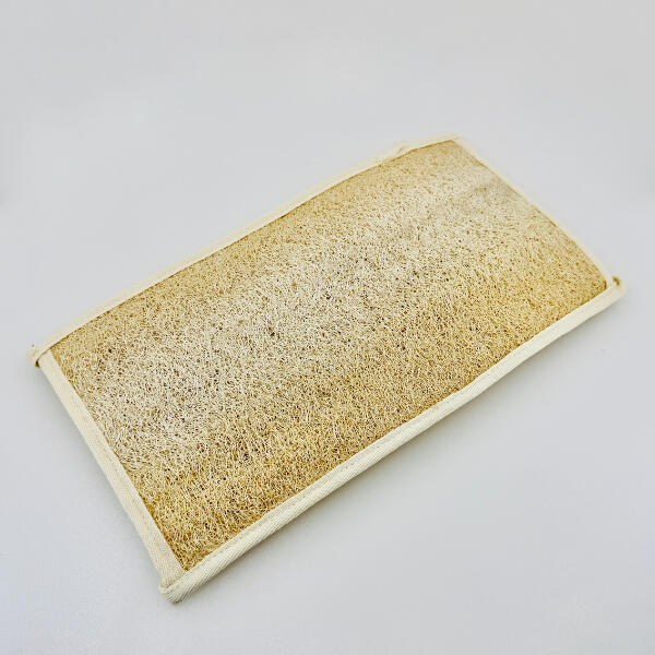 Yellow loofah back scrub